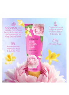 Bodycology Bodycology Shea Butter Body Cream, Pink Vanilla Wish, 8 oz  - Image 2