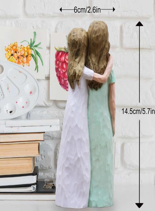 AcowSpt Gifts for Mom, Birthday Gifts for Mom from Daughter, Sculpted Hand-Painted Figurine (Green) - Image 5