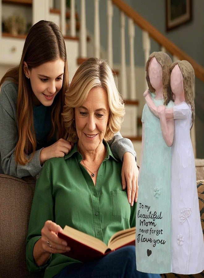 AcowSpt Gifts for Mom, Birthday Gifts for Mom from Daughter, Sculpted Hand-Painted Figurine (Green) - Image 2