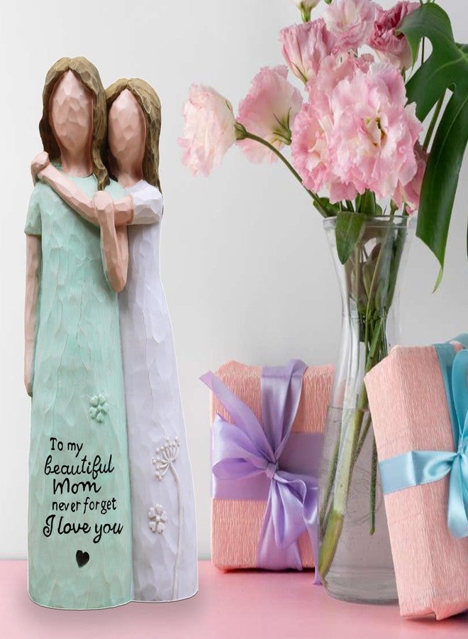 AcowSpt Gifts for Mom, Birthday Gifts for Mom from Daughter, Sculpted Hand-Painted Figurine (Green) - Image 3