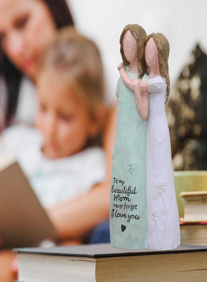 AcowSpt Gifts for Mom, Birthday Gifts for Mom from Daughter, Sculpted Hand-Painted Figurine (Green) - Image 4