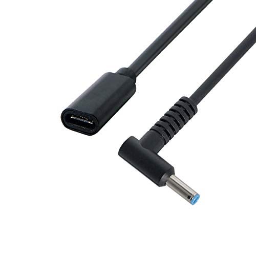 cablecc Type C USB-C Female Input to DC 4.5x3.0mm Power PD Charge Cable fit for HP Laptop 18-20V - Image 4