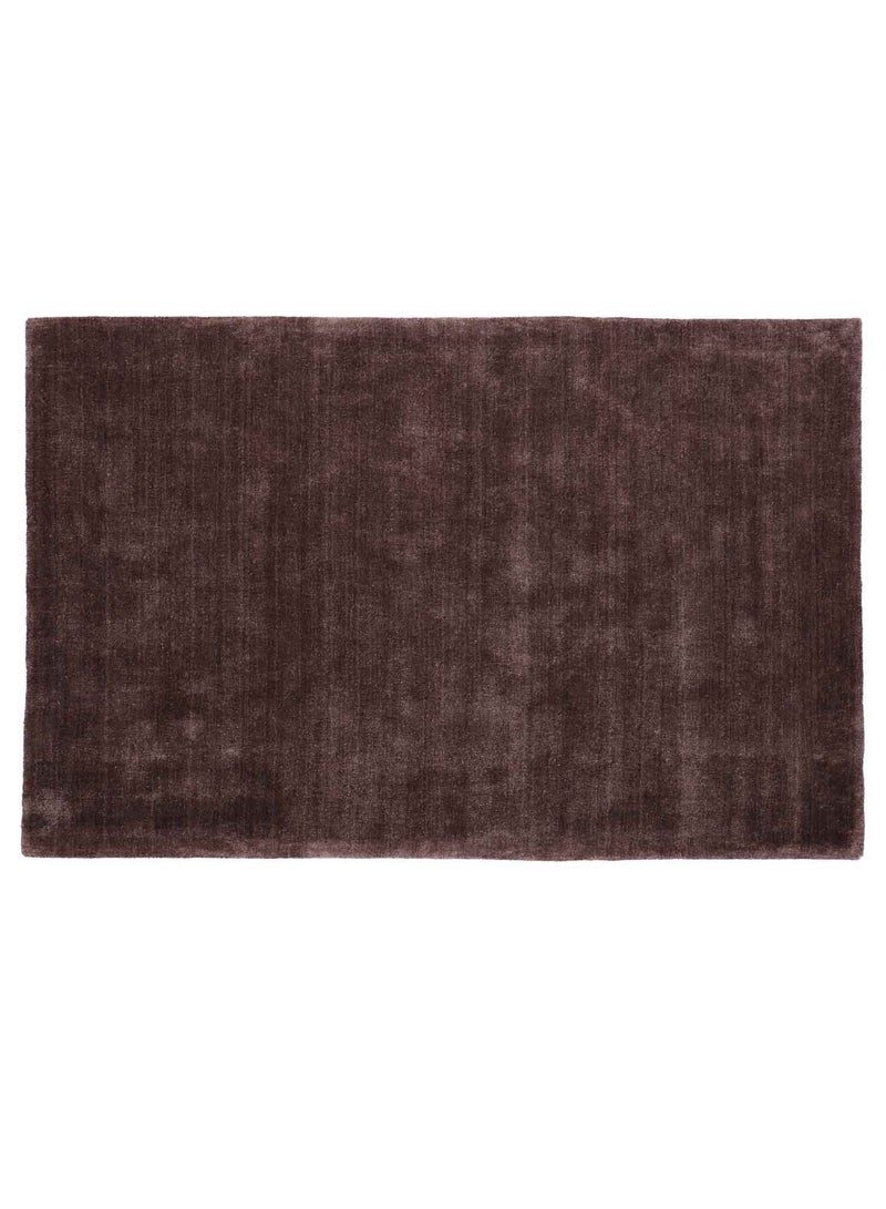 TULIP -100% BAMBOO SILK RUG- 200X300 CM- BROWN - Image 2