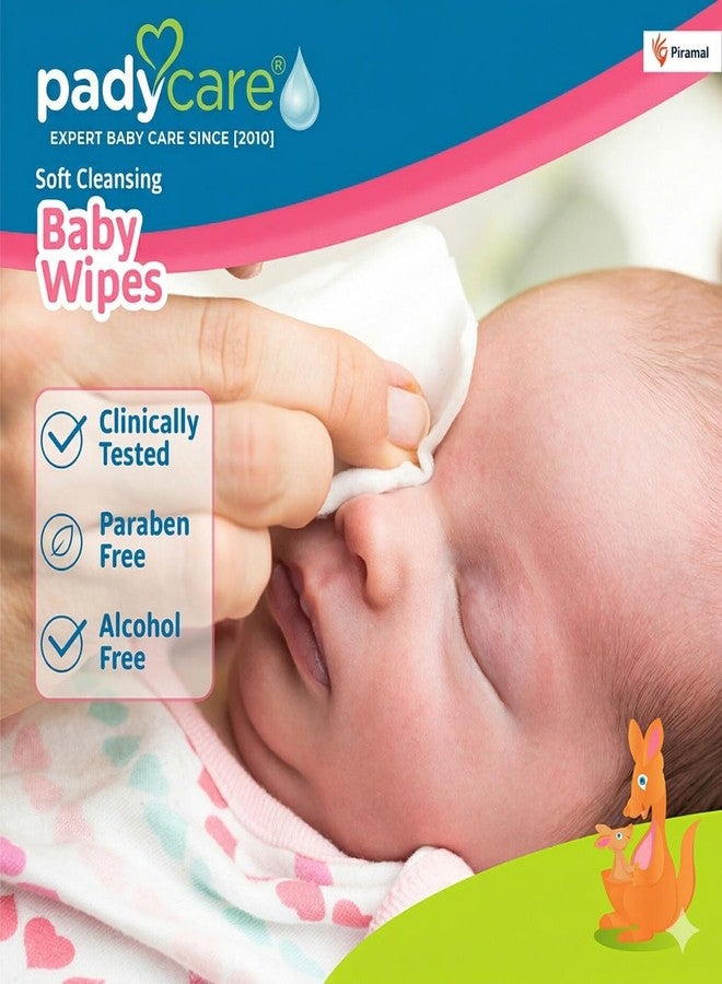 KETLIX Little's Soft Cleansing Baby Wipes with Lid | 80 Wipes x Pack of 3-240 Wipes | Extra Thick & Moist Wet Wipes for Baby's | Prevents Rashes & Redness with Goodness of Aloe Vera, Vitamin E & Jojoba Oil - Image 4