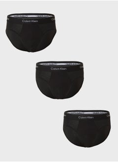 CALVIN KLEIN Icon Cotton Stretch Hip Brief - 3 Pack  - Image 1