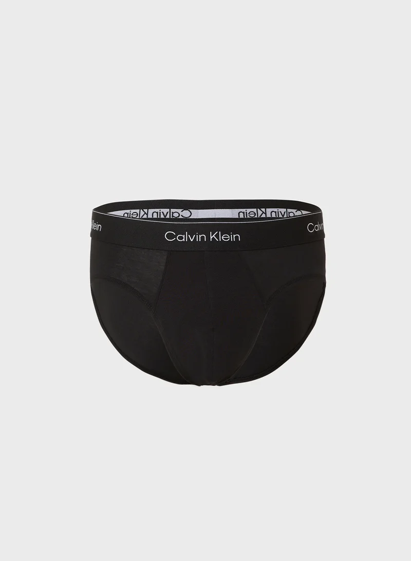 CALVIN KLEIN Icon Cotton Stretch Hip Brief - 3 Pack