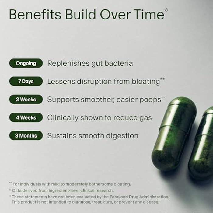 Seed DS-01 Daily Synbiotic - Prebiotic and Probiotic for Women & Men - Digestive Health, Gut Health, Immune Support, Bloating & Constipation Relief - Vegan & Shelf-Stable - 30-Day Starter (60ct) - Image 3