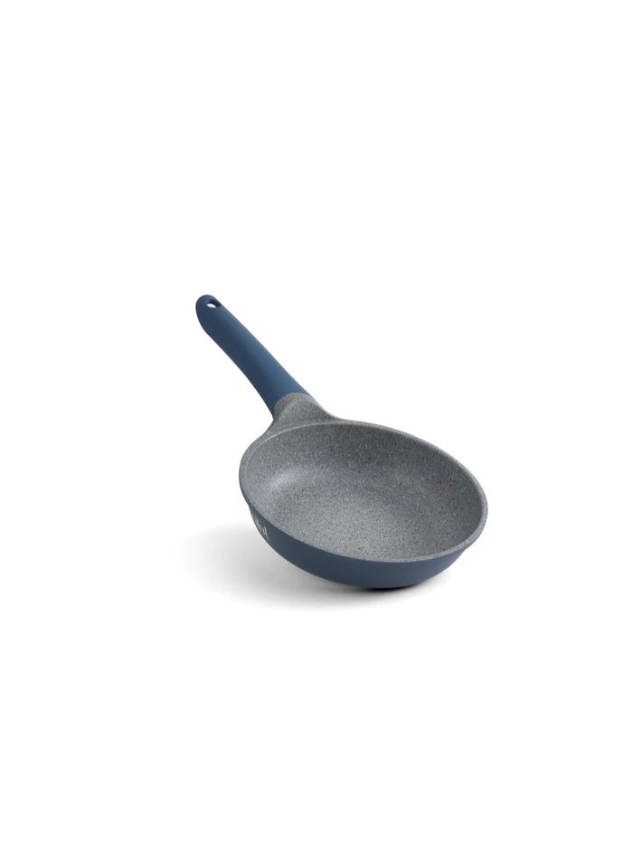 Julia Elite Uni Frypan 24cm - Blue - Gray Granite Non-Stick - Induction Ready - Image 3