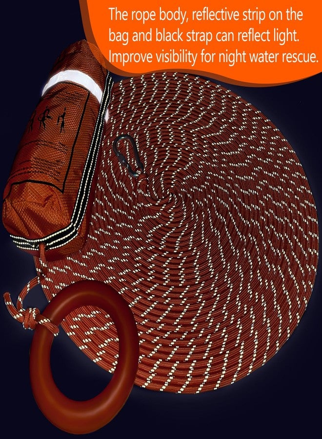 Aystkniet AnKun Water Rescue Throw Bag with 70FT Length of Rope in 3/10In Tensile Strength Rated to 2000lbs, Emergency Rescue Rope for Kayaking, Boating, Fishing, Rafting, High Visibility Safety Equipment - Image 4