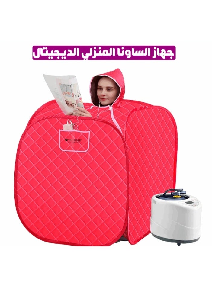Fat Burn Portable Sauna - Product containing colored pieces Red & White & Pink &purple - Image 1