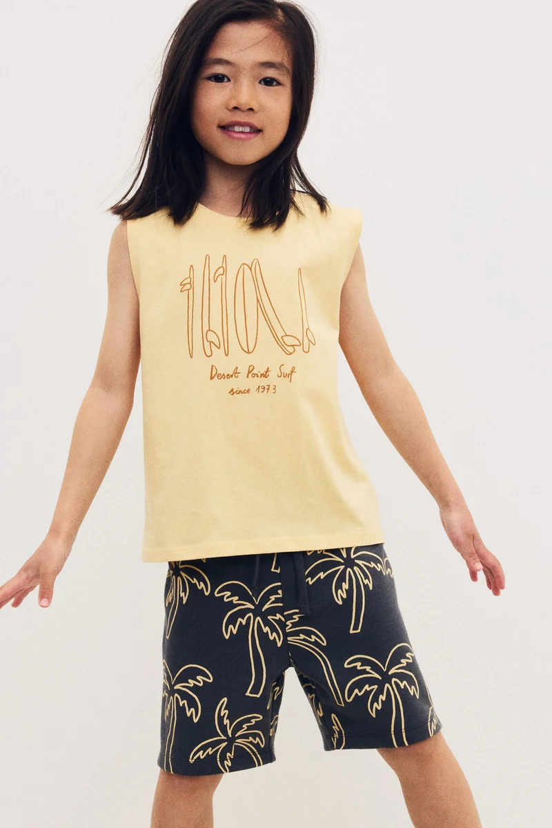 H&M Printed sweatshorts