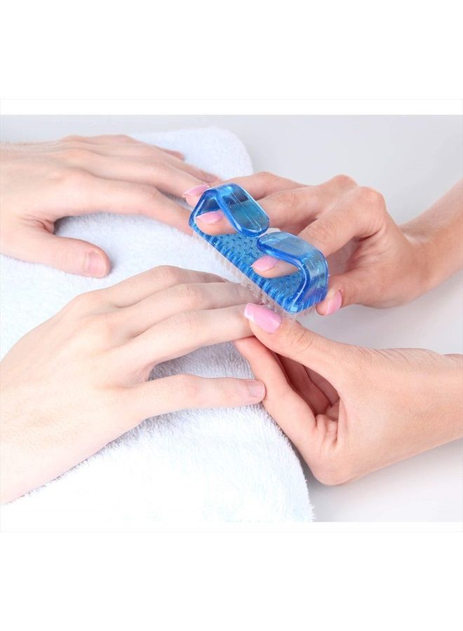 Qeedy 6 Pack Handle Grip Nail Cleaning Brush, Qeedy Fingernail Brush Cleaner Scrub Brush Kit for Toes Shower and Women & Men & Kids (Color A) - Image 5