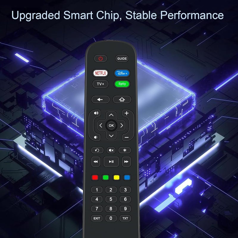 فينابتي جهاز تحكم عن بعد بديل من مناسب لتلفاز TCL Roku الذكي 2022 RC876-21001-000092 32RS520K 43RC630K 50RP620K 65RC630K 32RS530K 40RS520K 40RS530K 55RC630K 620K 50K 5RP630K 65RP620K 65RP630K - Image 2