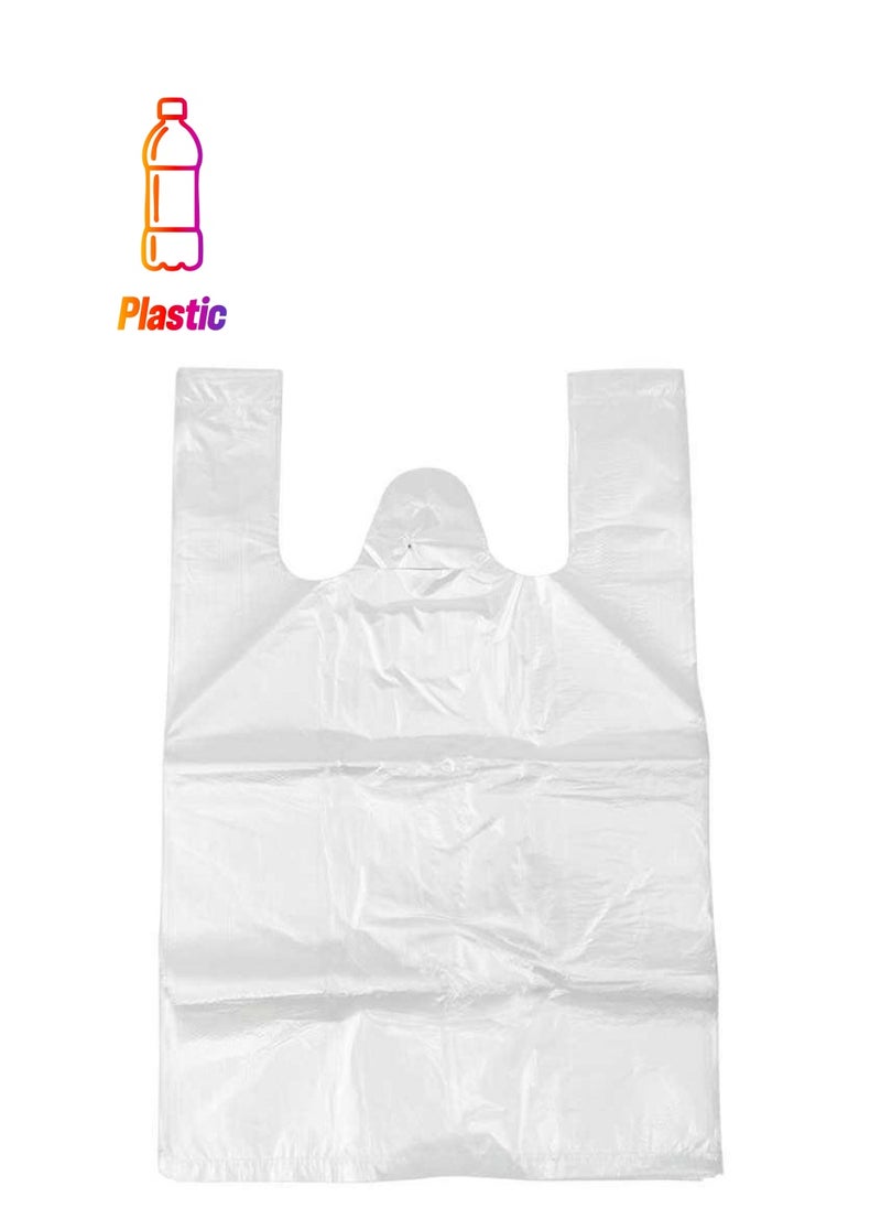 30*46cm About 170 Pcs Thick Transparent White Disposable Plastic Food Bag