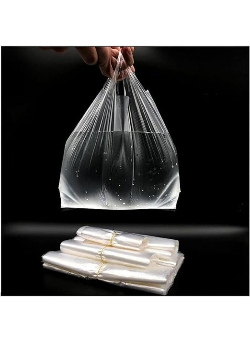 30*46cm About 170 Pcs Thick Transparent White Disposable Plastic Food Bag
