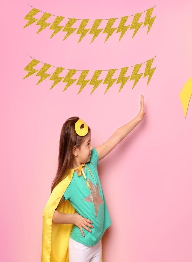 PIBIPAID Lightning bolt Party Banner Decorations,for Flash Weather Birthday Gender reveal Baby shower Party Favors Supplies Favors - Image 5