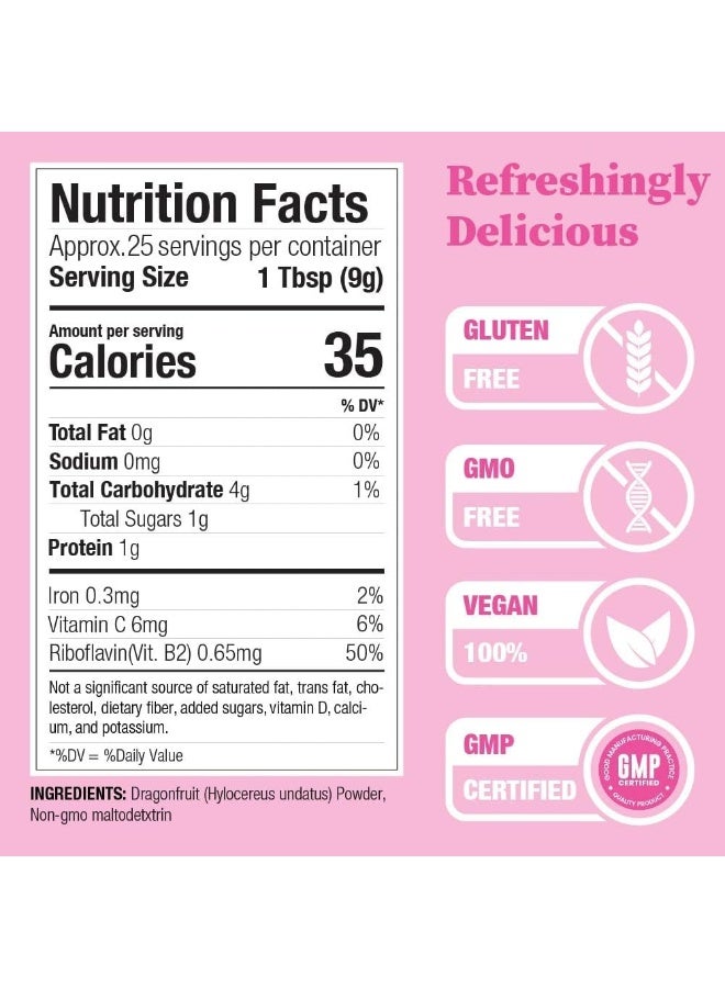 Nature Restore Pink Pitaya Powder (Dragonfruit) - Image 3