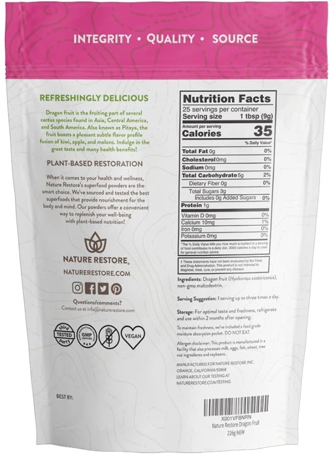 Nature Restore Pink Pitaya Powder (Dragonfruit) - Image 5