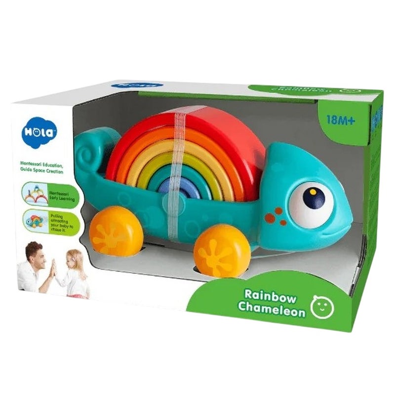 هولا لعبة التكديس على شكل الحرباء من هولا - E13-375 - Image 1