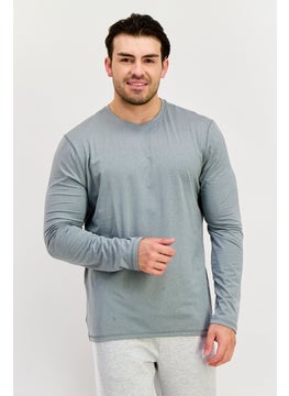 Men Sportswear Fit Long Sleeve Outdoor Shirt, Grey
