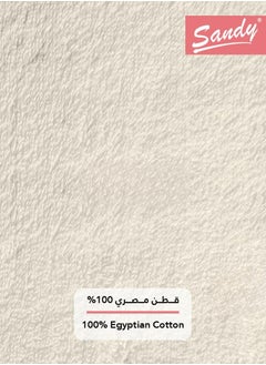 Sandy Sandy 100% Cotton Luxury Bath Towel for Face, Ideal for Daily Use, Quick Dry, High Absorbent and Super Soft 70x40 cm, Off White  - Image 5