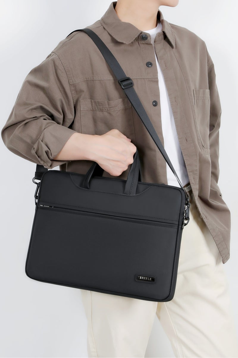 RAHALA Premium 3-in-1 Laptop Bag for Men & Women - Waterproof 15.6" Business Briefcase & Shoulder Bag - Ultimate Device Protection - RAL817 - Black - Image 3