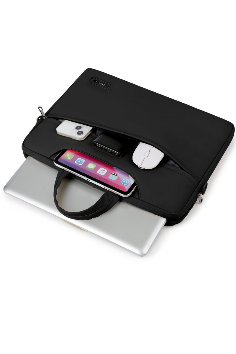 RAHALA Premium 3-in-1 Laptop Bag for Men & Women - Waterproof 15.6" Business Briefcase & Shoulder Bag - Ultimate Device Protection - RAL817 - Black - Image 5