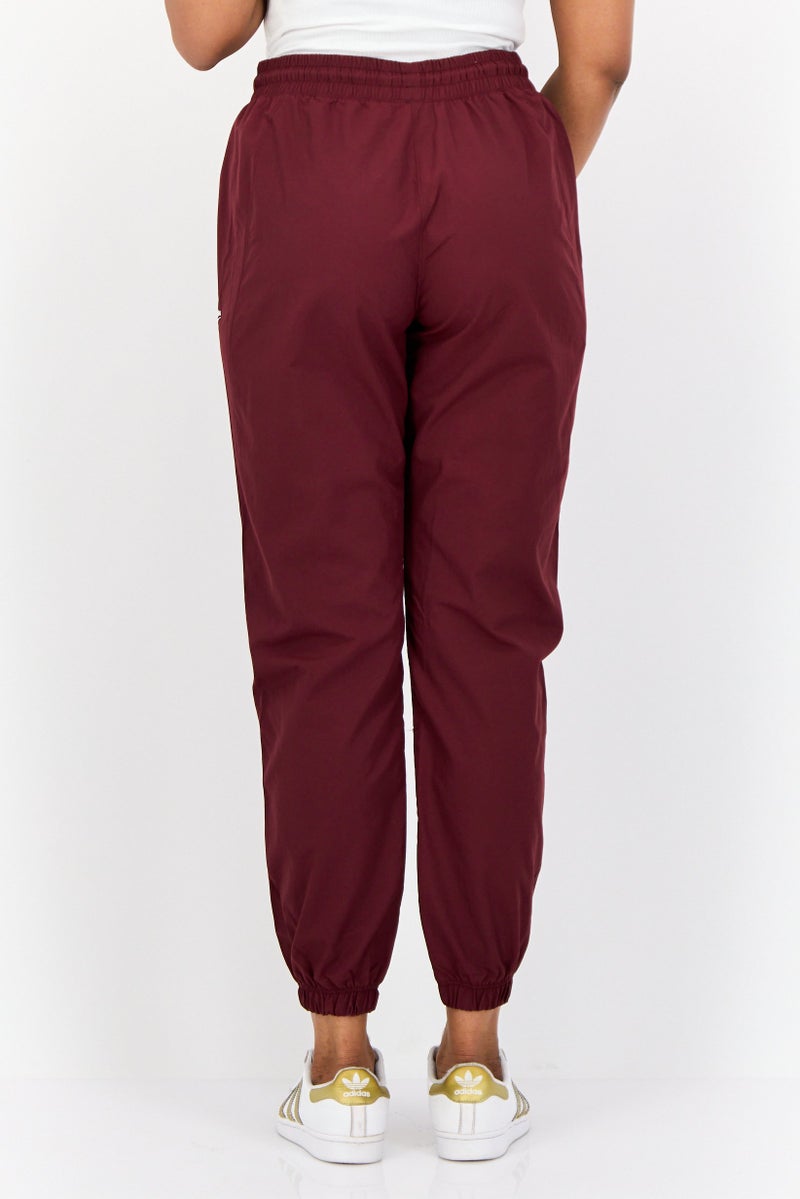 Reebok Women Sportswear Fit Drawstring Training Track Pants, Maroon - Image 2