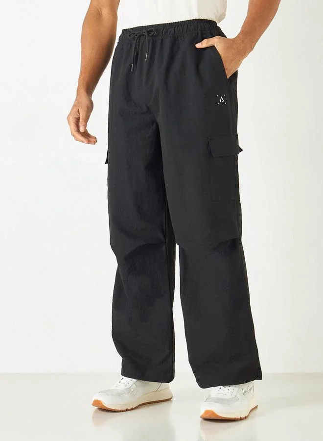 ADOT by Splash Track Pants with Drawstring Closure and Pockets