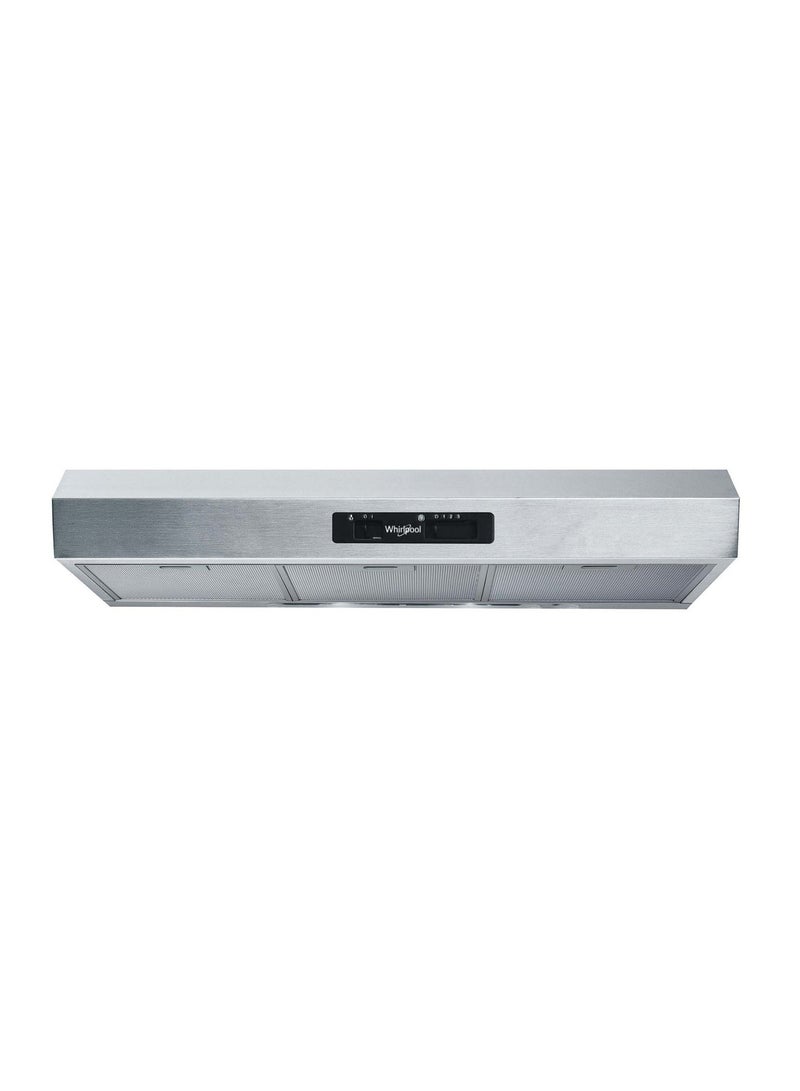 Whirlpool Wall Mounted Cooker Hood, Grey - WSLK 95 LS G Built-In WSLK95 LS G STAINLESS STEEL