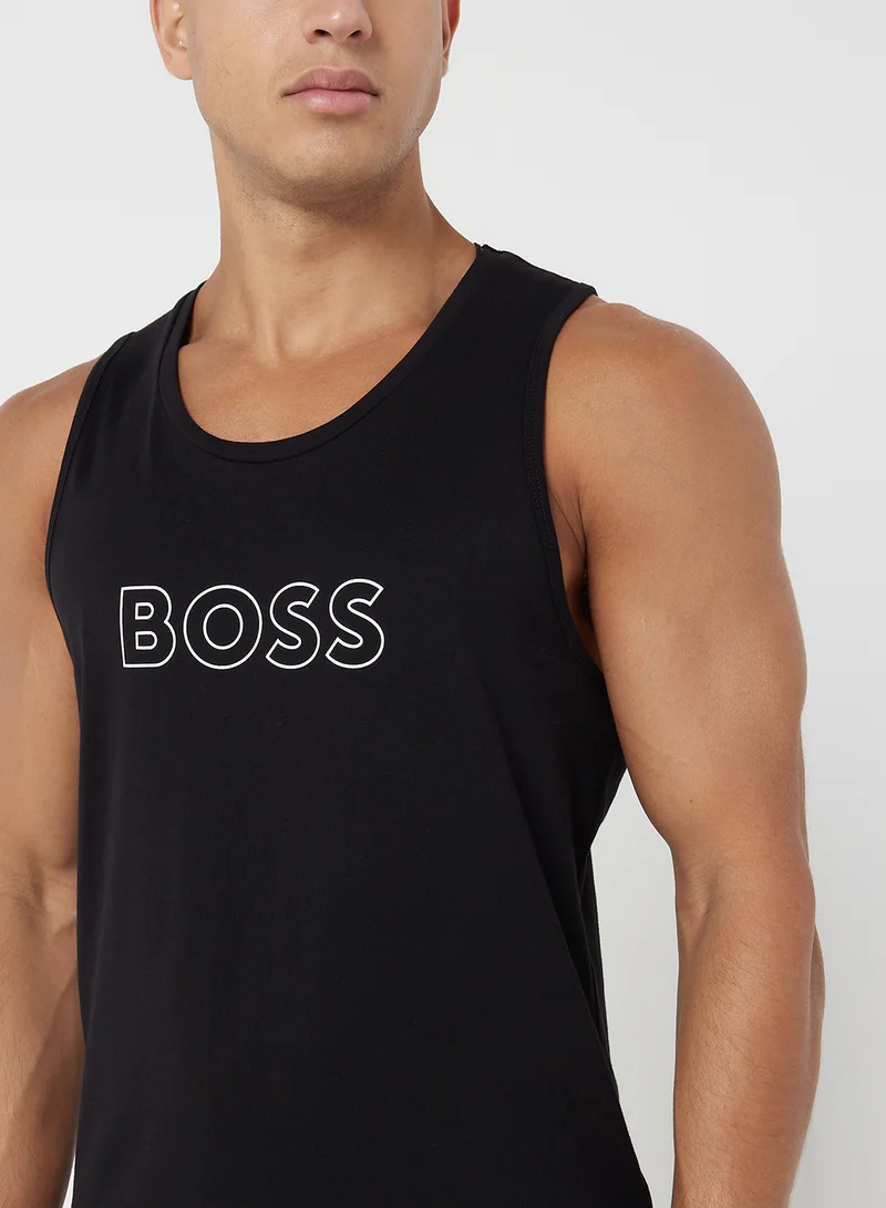 BOSS Logo Crew Neck Vest