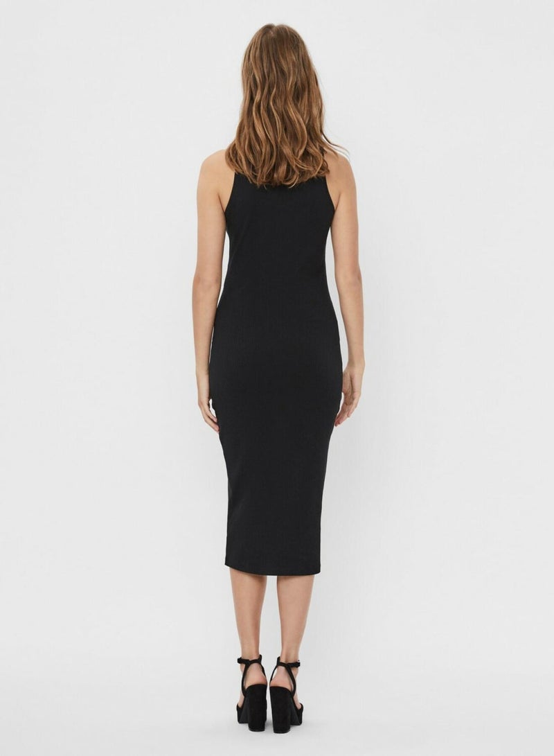 VERO MODA Awlavender Sl O-Neck Calf Dress Noos  - Image 2