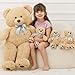 MorisMos Giant Teddy Bear Stuffed Animal with Baby Bears354 Big Mommy Stuffed Bear3 Small Bulk Teddy Bear Stuffed Animals for Baby Shower Birthday 4Pack Brown Bear Toys for Kids Mom Girlfriends - Image 4