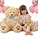 MorisMos Giant Teddy Bear Stuffed Animal with Baby Bears354 Big Mommy Stuffed Bear3 Small Bulk Teddy Bear Stuffed Animals for Baby Shower Birthday 4Pack Brown Bear Toys for Kids Mom Girlfriends - Image 2