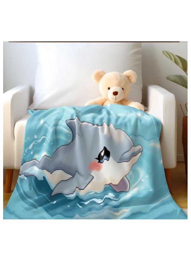 general Children's or student cartoon flannel thin blanket (warm and comfortable, suitable for sleep, games) 100cm*150cm - 736 - Image 5