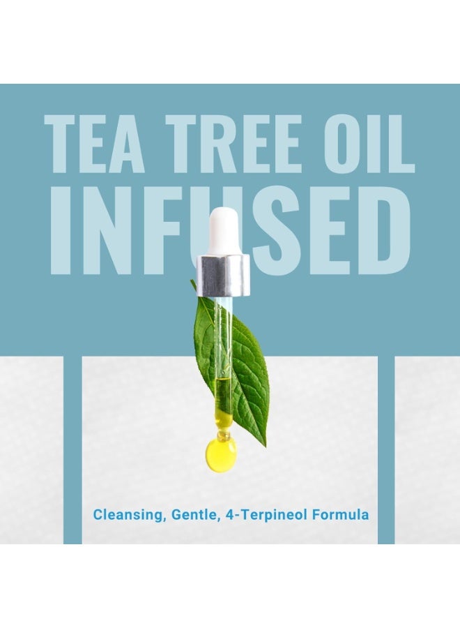 Cliradex Towelettes - Natural Face, Eyelash & Eyelid Cleanser - Wipes for Demodex, Blepharitis, Mgd and Red Irritated Eye Lid - Tea Tree Oil Extract. - Image 4