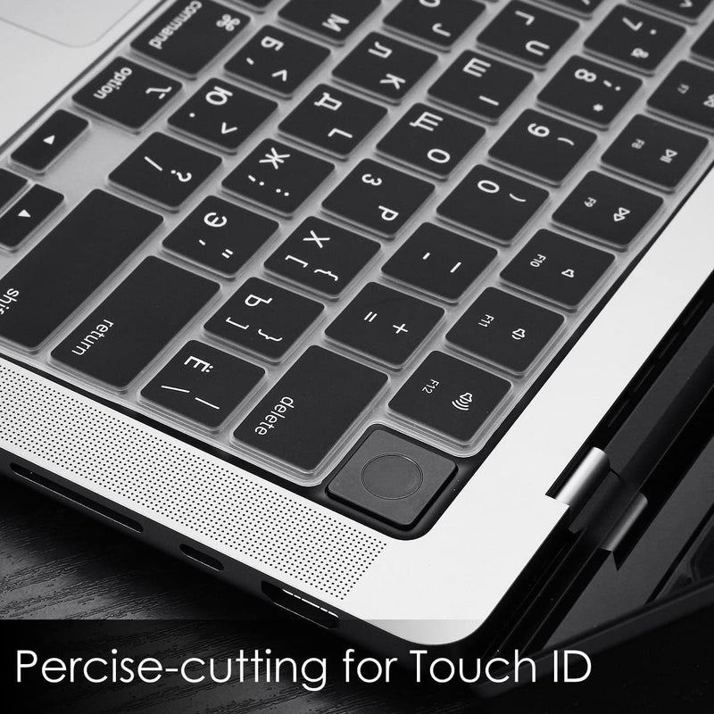 ProElife Russian Keyboard Cover Skin for 2025-2022 MacBook Air 13.6 15 inch M4 M3 M2 Chip & 2025-2021 MacBook Pro 14 16.2 inch M5 M4 M3 M2 M1 Pro/Max Accessory - Image 4