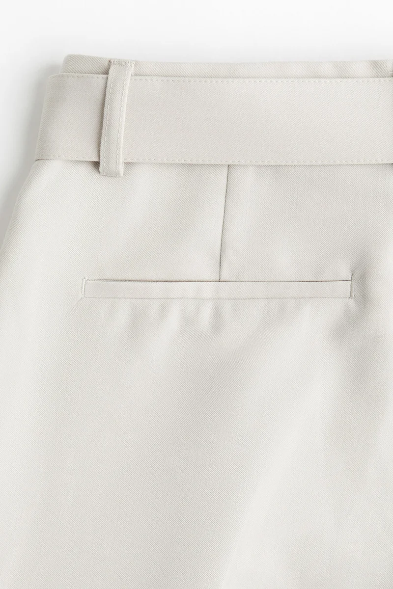 اتش اند ام Belted tailored trousers