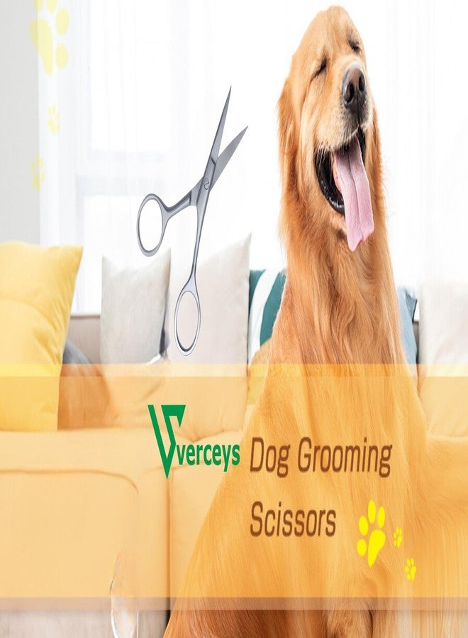 Verceys مقص فيرسيز الصغير الآمن للعناية بالحيوانات الأليفة، بطول 3.6 بوصة، صامت، مناسب للقطط والكلاب والحيوانات الأليفة الحساسة. - Image 4
