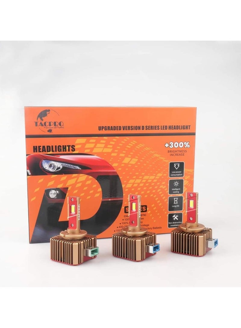 TACPRO Elshafey tacpro led headlights bulbs pair D3S - Image 1