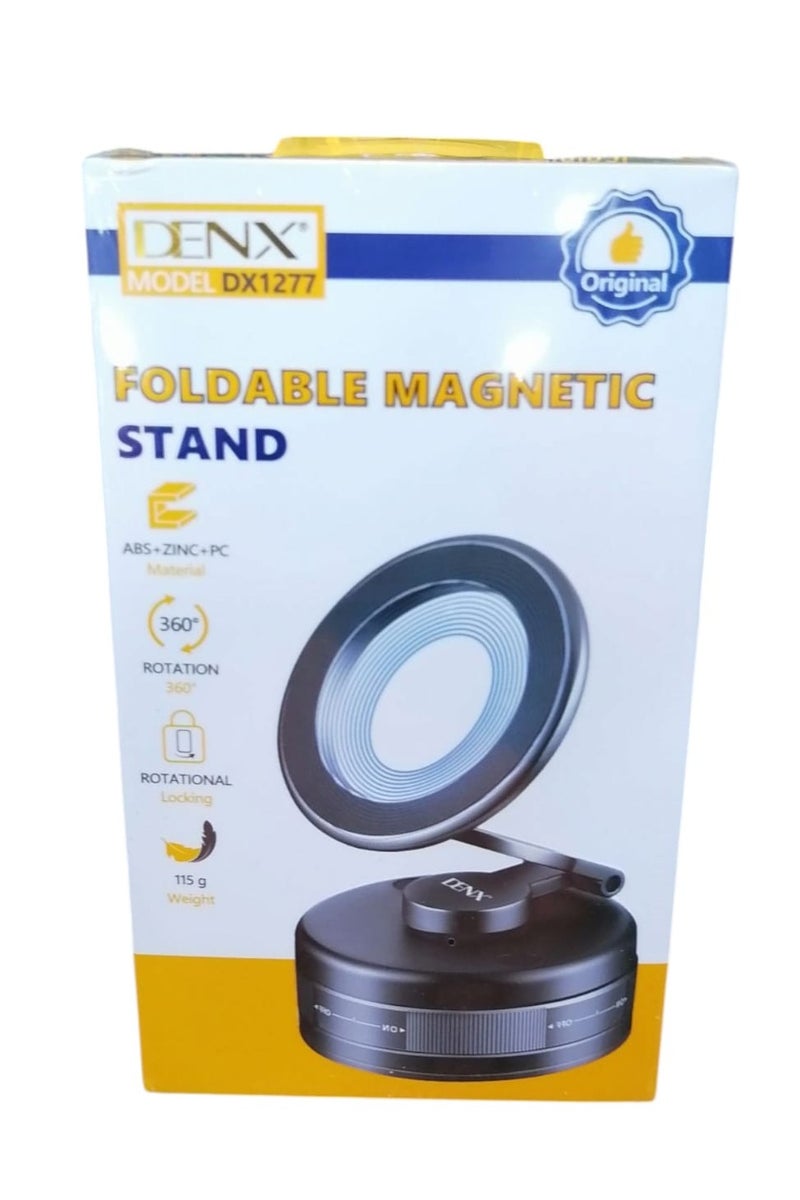 Denx Vacuum Magnetic Suction Cup Phone Mount 360° Rotation Base HandsFree Adjustable Magnetic Car Phone Holder Magnetic Phone Holder Suitable for Car/Gym/Mirror/Smooth Surface - Image 2