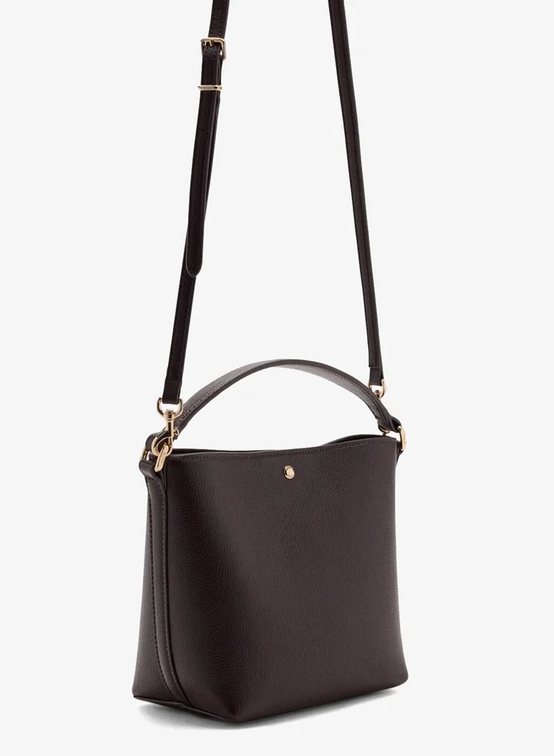مانجو Faux-Leather Bucket Handbag