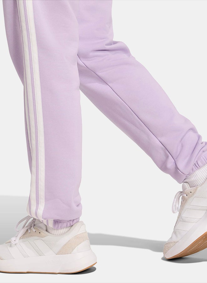 Adidas Essentials 3-Stripes French Terry Cuffed Joggers - Image 4