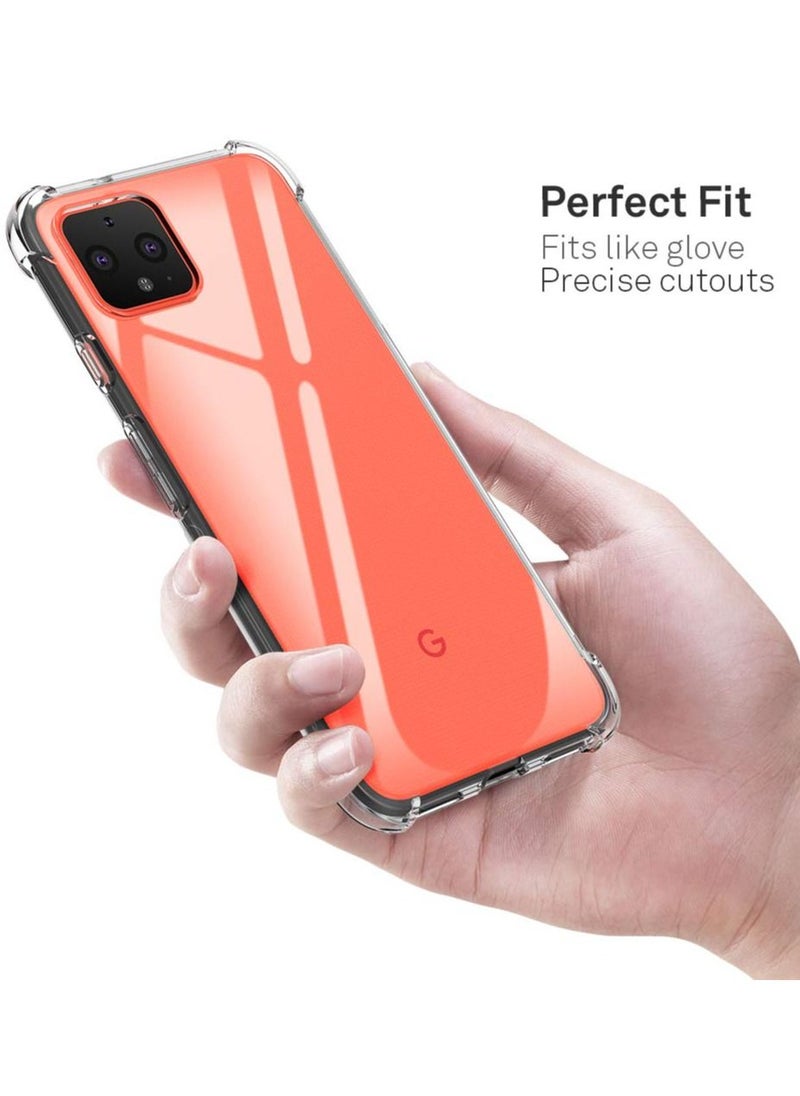 Generic - Google Pixel 4 XL Case Cover Clear Soft Flexible Transparent  TPU Cover with Reinforced Bumper Corner Protection designed for Google Pixel 4 XL - Image 1
