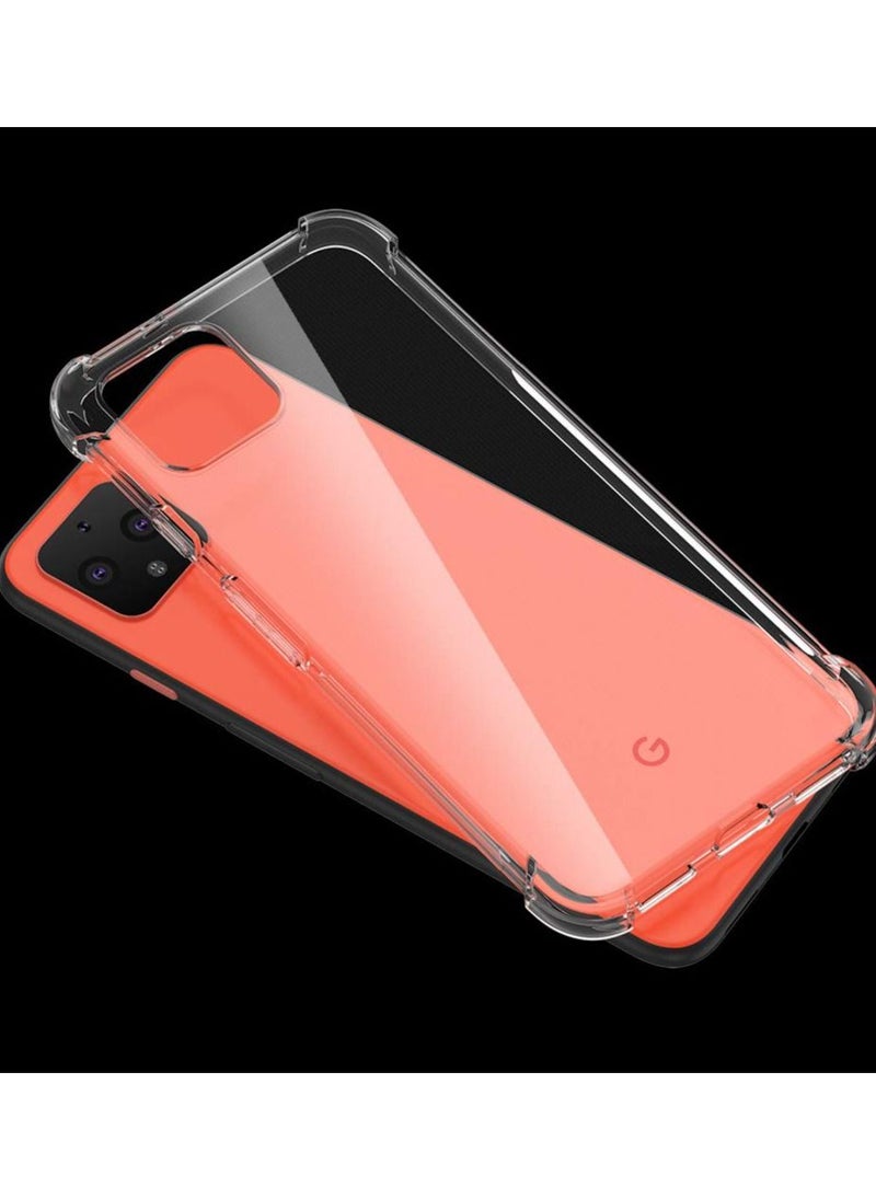 Generic - Google Pixel 4 XL Case Cover Clear Soft Flexible Transparent  TPU Cover with Reinforced Bumper Corner Protection designed for Google Pixel 4 XL - Image 1