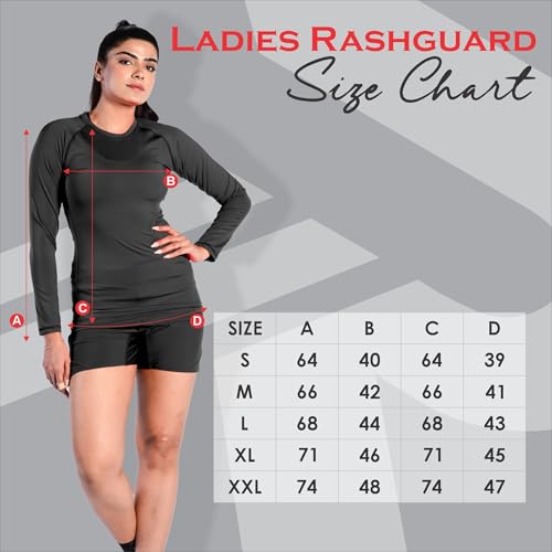 ROAR MMA Grappling Rash Guard BJJ Training No Gi Fight Gear Long Sleeve Shirt (Large, Black) - Image 2