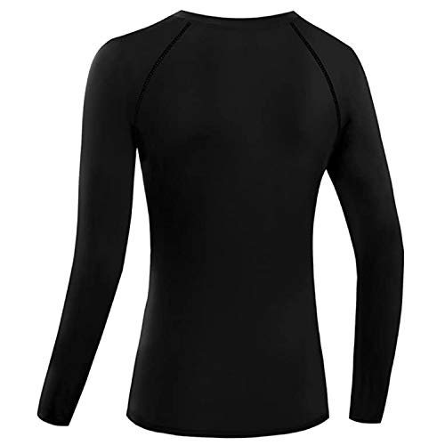 ROAR MMA Grappling Rash Guard BJJ Training No Gi Fight Gear Long Sleeve Shirt (Large, Black) - Image 5