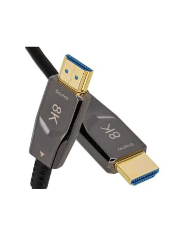 Optical Fiber HDMI Cable 8K Resolution, 30m, 48Gbps Speed, Active Cable with HDR, eARC, and Dolby Atmos Support  - Image 5