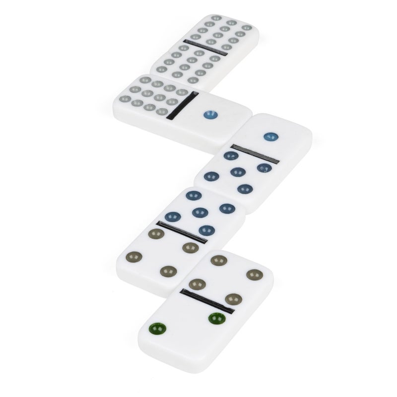 Spin Master Games Double Twelve Dominoes Set in Storage Tin  for Families and Kids Ages 8 and up - Image 5