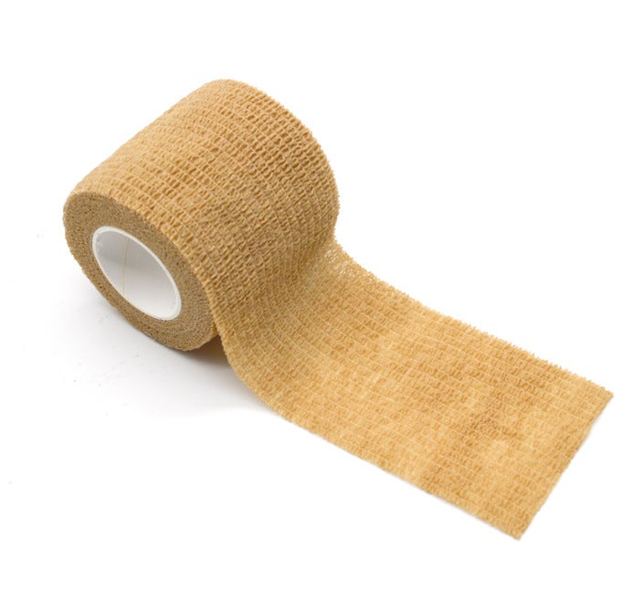 Generic Spider Silk Factory Protection Direct Supply Non-woven Tape Self-adhesive Bandage Outdoor Sports Multifunctional Non-slip Elastic Bandage skin color